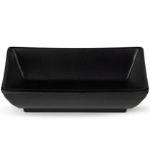 40 Potes de Shoyu Retangulares 60ml Preto Molheiras Restaurante 10x6x3cm
