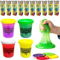 40 Potinhos Slime Geleca Coloridos para Lembrança Festa Infantil p/ Sacola Surpresa 40 Potinhos Slime Geleca Coloridos para Lembrança Festa Infantil p/ Sacola Surpresa
