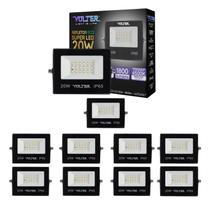 40 refletor led volter eco IP65 10w 6500k preto 900lm luz branco frio 40 refletor led volter eco IP65 10w 6500k preto 900lm luz branco frio