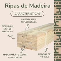 40 Ripas de Madeira Pinus 4x1x65 cm Repac Madeiras 40 Ripas de Madeira Pinus 4x1x65 cm Repac Madeiras