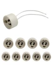 40 soquete dicroica base gz10/gu10 rabicho 10cm 40 soquete dicroica base gz10/gu10 rabicho 10cm