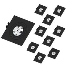40 Spot AR70 Quadrado Preto com Base GU10 Save Energy 40 Spot AR70 Quadrado Preto com Base GU10 Save Energy