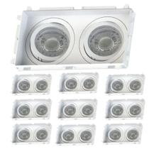 40 Spots Duplo de Embutir Par20 com Base E27 Save Energy