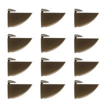 40 Suporte Tucano Grande para Prateleira Vidro Madeira Mdf Metal Zamac