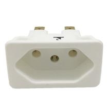 40 Tomada Fêmea Branca 3 Pinos 10a Margirius Painel Aparelho 40 Tomada Fêmea Branca 3 Pinos 10a Margirius Painel Aparelho