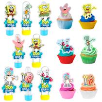40 Tubetes Bob Esponja 50 Toppers 40 Tubetes Bob Esponja 50 Toppers