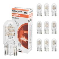 40 un Lâmpadas Pingão Especial Automotiva 5w 24v Ledvance Osram T10 40 un Lâmpadas Pingão Especial Automotiva 5w 24v Ledvance Osram T10