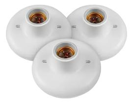 40 Unds. Plafon Bocal Simples Soquete E27 P/ Lâmpada Fiolux 40 Unds. Plafon Bocal Simples Soquete E27 P/ Lâmpada Fiolux