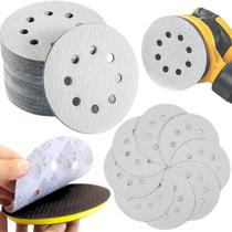 40 X Lixas Disco Anti-Empastamento 7 Polegadas 180mm 8 Furos Pluma Grão Lixadeira Politriz KaQi