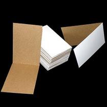 400 capas de papelão dobráveis 7,5 x 11,5 cm para cards colecionáveis