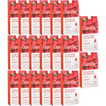 400 Folhas Prontas Depilação Corporal Depilflax Morango 400 Folhas Prontas Depilação Corporal Depilflax Morango