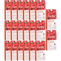 400 Folhas Prontas Depilação Corporal Depilflax Morango