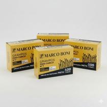 400 Grampos Para Cabelo N7 Marco Boni Profissional Preto