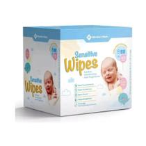 400 lenços umedecidos sensitive wipes sem fragrância pack econômico 8x50 suaves e delicadas 400 lenços umedecidos sensitive wipes sem fragrância pack econômico 8x50 suaves e delicadas