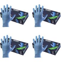 400 Luvas Nitrílica Descartável Danny Azul Tamanho XG Azul M