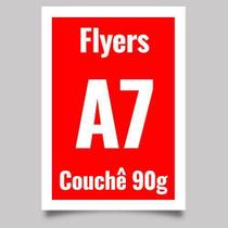 400 Panfletos Flyers Personalizados 7,4x10,5cm (A7) 90g