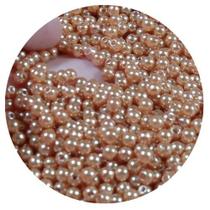 400 pçs pérola bola lisa 4mm mel p/ bijuterias, colares, pulseiras e artesanatos em geral