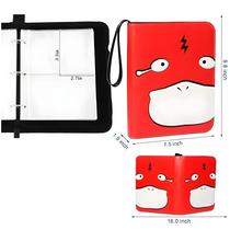 400 Pcs Pu Zipper Card Álbum Binder Photocard Holder Álbum De Fotos Pasta Para Cartões Pokémon