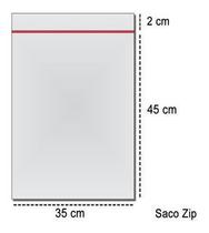 400 Saco Zip Lock Abre Fecha Livre Bpa Free 35x45 Hermético