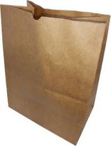 400 Sacos Kraft Delivery Médio Fast Food Entregas 24x30x14