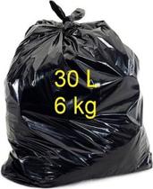 400 Sacos P Lixo Preto Reforçado 30 Litros + Brinde Gratis