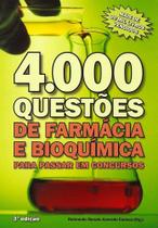 4000 questoes de farmacia e bioquimica p/ passar em concursos - NILO BOOK 4000 questoes de farmacia e bioquimica p/ passar em concursos - NILO BOOK