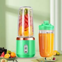 400ML 6 Lâminas Espremedor Elétrico Mini Liquidificador Portátil De Suco De Alimentos Misturador Leite Modelo:2 COPOS VE