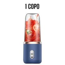 400ML 6 Lâminas Espremedor Elétrico Mini Liquidificador Portátil De Suco De Alimentos Misturador Leite