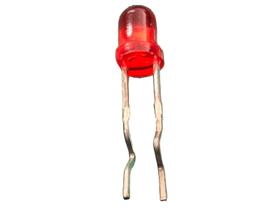 400x Led Vermelho 3mm Pre Difuso