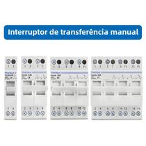 40A 63A MTS Interruptor De Transferência Manual De Energia Dupla 1P 2P 3P 4P 230V 400V Disjuntor