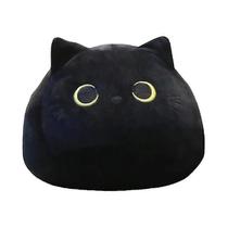 40cm bonito gato preto boneca de pelúcia desenhos animados empalhado animal bonito B - generic