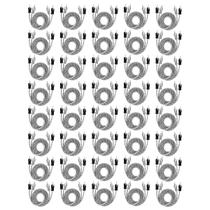 40x Cabo RCA Injetado 1 Metro Diâmetro 4 mm Listrado - Tech One 40x Cabo RCA Injetado 1 Metro Diâmetro 4 mm Listrado - Tech One