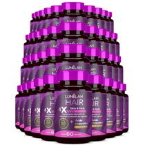 40x LUNELAH CABELO PELE E UNHAS + ACIDO HIALURONICO 60CAPS