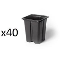 40X Pote Para Mudas Sementeira 8cm NUTRIPLAST