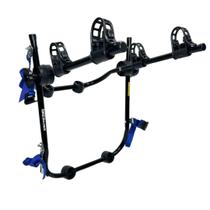 41 - Suporte para bike Transbike 2 bicicletas POP Preto tira Azul Novo - Rack BIkes