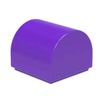 416 Peças De Blocos De Construção Com Topo Duplo Curvo 1x1x2/3, Acessórios Compatíveis Com