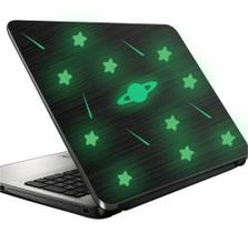 43 Adesivos Fosforescentes Brilham no Escuro Verde Estrelas, Saturnos e Cometas - Decoração Quarto Infantil