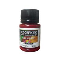 437 BRILHANTE TINTA DECORFIX150 - VERMELHO ESCARLATE - 37ml