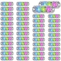 44 Faróis Strobo Automotivo 3 Leds Ajk Rgb 6w Endereçável