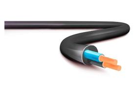 45 metros Cabo Flexivel 2x6mm2 1Kv 90G Hepr Preto para instalações elétricas