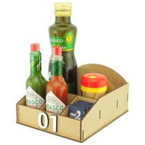 45 Porta Pimenta Azeite Guardanapos Sal Sachê Palito Restaurante Crú