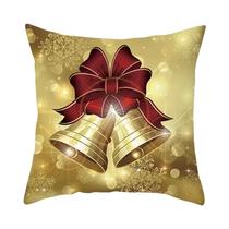 45cm Feliz Natal Capa De Almofada Navidad Xmas Noel Decorações Para Casa 2024 2025