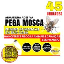 45un Isca Adesiva Para Moscas Mosquitos Domésticos Pega Mosca Mosquito Armadilha Adesiva Colly 45un Isca Adesiva Para Moscas Mosquitos Domésticos Pega Mosca Mosquito Armadilha Adesiva Colly