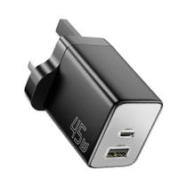 45W GaN USB C Carregador Carregador Rápido PD QC 3.0 Para iPhone 14 13 Samsung S21 Essager