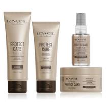 4632LW-Kit Protect Care LOWEL Shamp240ml+cond200ml+mascara240g+óleo nutritivo30ml