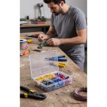 470 Terminais Ilhós Tubolar 1.5-16mm² + Caixa Organizadora
