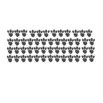 48 Adesivo Patinha Coelho 4 cm x 3 cm - Grafite