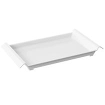48 Bandejas Servir com Alças 34x19cm Brancas Restaurante Café da Manhã Coza 48 Bandejas Servir com Alças 34x19cm Brancas Restaurante Café da Manhã Coza