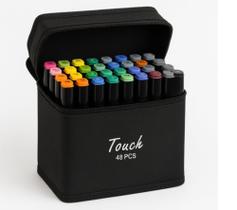 48 Canetas Marcadores para Colorir,Codificados por Cores - Caixa de Bônus. 48 Canetas Marcadores para Colorir,Codificados por Cores - Caixa de Bônus.