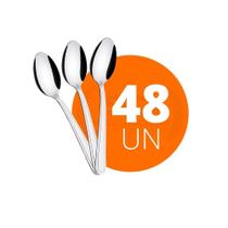 48 Colheres Búzios Sobremesa Em Aço Inox Csibag - Tramontina